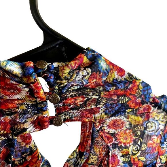 FREE PEOPLE All Dolled Up Blouse Size Small - Picture 12 of 13